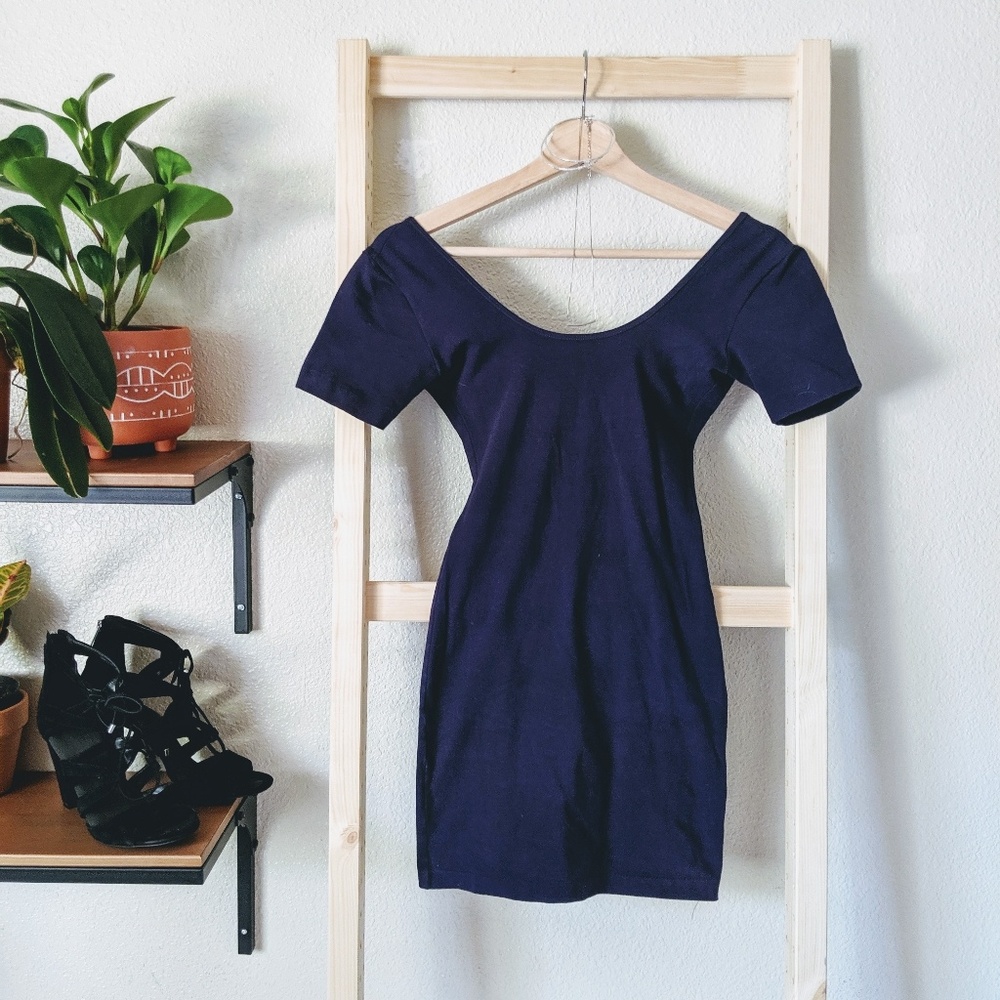 Deep Purple American Apparel Bodycon Dress